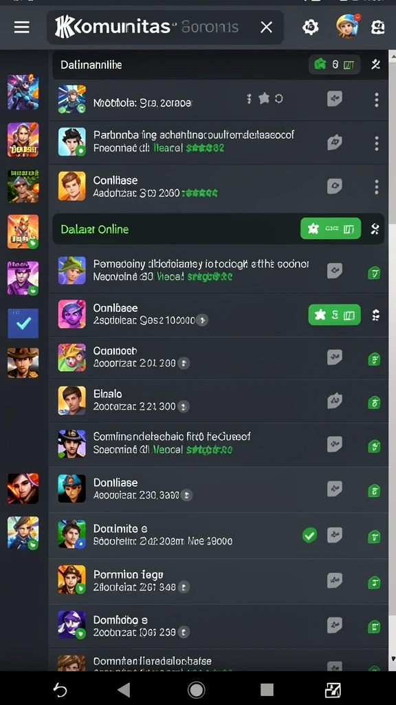 idpking - Karakter karakter menarik dan beragam.