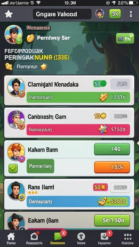 merdeka777 - Antarmuka pengguna yang menarik dan mudah dinavigasi.