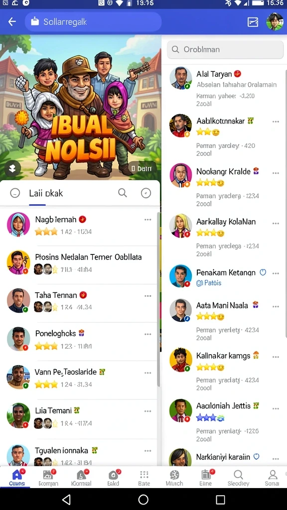 tentoto - Tampilan awal permainan TENTOTO yang menarik.